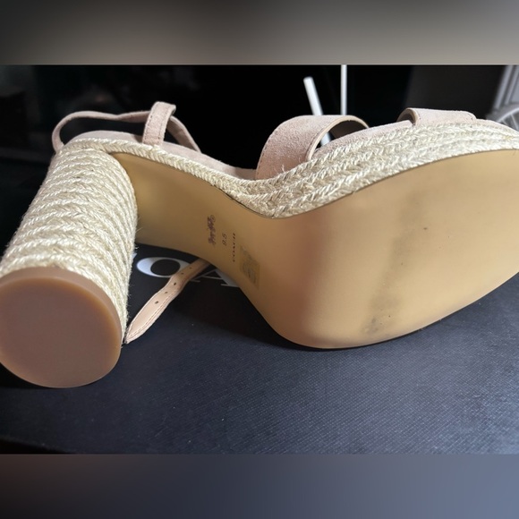 Coach Women's Beige Sandals - Picture 3 of 5